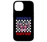 America That's Why 4 of July USA American Flag Patriotic Carcasa para iPhone 14