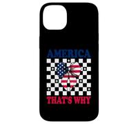 America That's Why 4 of July USA American Flag Patriotic Carcasa para iPhone 14 Plus