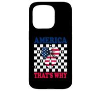 America That's Why 4 of July USA American Flag Patriotic Carcasa para iPhone 15 Pro