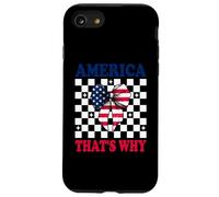 America That's Why 4 of July USA American Flag Patriotic Carcasa para iPhone SE (2020) / 7/8