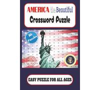 America the Beautiful Crossword puzzle: word search puzzle with Easy-to-Read Print about the USA, states, History and more. | 6x9 inches, 110 pages | ... Travelers, Campers, Car rides or relaxation.