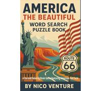 America The Beautiful Word Search Puzzle Book: Easy-to-Read Puzzles Featuring U.S. Cities, Culture, Food, Landmarks, Road Trips and More | Great for ... & Relaxing Free Time and Gifts of all ages
