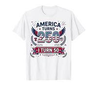 America Turns 250 I Turn 50 Since 50th Birthday Camiseta