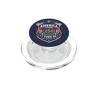 America Turns 250 I Turn 50 Since 50th Birthday Emblem PopSockets PopGrip para MagSafe