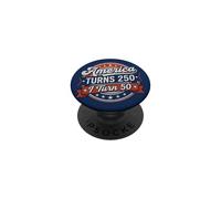 America Turns 250 I Turn 50 Since 50th Birthday Retro PopSockets PopGrip Adhesivo