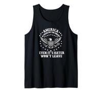 América un país Tan Grande Incluso es Haters USA Flag Patriot Camiseta sin Mangas