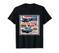 America USA US Fun Novelty What is a Kilometer MERICA Orgulloso Camiseta