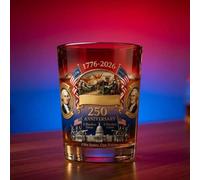 America - Vaso de whisky del 250 aniversario de We The People Heritage, vaso patriótico, regalo patriótico del 250 aniversario de Estados Unidos para amantes y coleccionistas del whisky