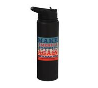 América vuelve a ser alegre, unidad patriótica, positividad Stainless Steel Insulated Water Bottle