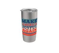 América vuelve a ser alegre, unidad patriótica, positividad Vaso térmico de acero inoxidable de doble pared