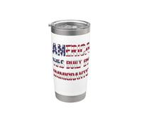 AMERICA WAS BUILT BY IMMIGRANTS Derechos de los refugiados Vaso térmico de acero inoxidable de doble pared