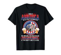 America We Love Dogs Weimaraner Dog and Beer 4th of July Camiseta
