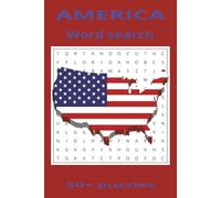 America Word Search Book: Word Searches with Easy to Read Print about American States, Cities, Capitals and more ( 6x9 inches, 110 pages) 50+ puzzles