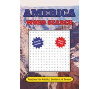 America Word Search Puzzle Book: Word searches with easy to read print about America, USA, and the United States. 6x9 inches, 50+ puzzles. Gift for ... and free times. (JC Northern Publishing)
