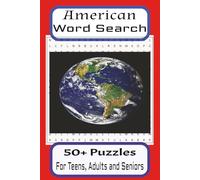 America Word Search puzzle Book: Word Searches with easy to Read print about America, USA Patriotizm and more. 6 X 9 inches, 110 pages, 50 + ... gift for Holidays, Vacations and free times.