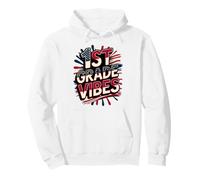 American 1ST Grade Vibes Happy Band Teacher Crew Recuerdo Sudadera con Capucha