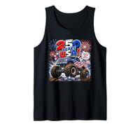 American 250 Year Monster Truck - Kids Color Graphic Camiseta sin Mangas