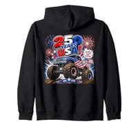 American 250 Year Monster Truck - Kids Color Graphic Sudadera con Capucha