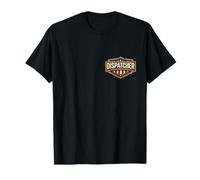 American 911 Despachador de Emergencia First Responder USA Badge Camiseta