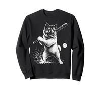 American Akita Baseball Deportes Amante de los Perros Sudadera
