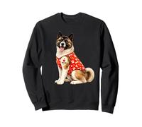 American Akita Dog Mom | Amo a mamá, Lindo Cachorro Sudadera