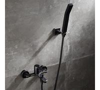 American All Copper Black - Juego de Ducha para bañera de hidromasaje con Estilo nórdico Retro - (Color: B)