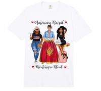 American and Montenegro Blood Black Mujeres Comfort Colors Adult Heavyweight T-Shirt