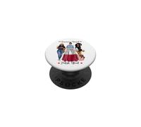 American and Polish Blood Black Mujer PopSockets PopGrip Adhesivo