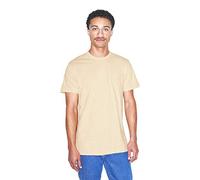 American Apparel Camiseta de Punto Fino para Adulto, Estilo G2001, Paquete múltiple, Crema (Paquete de 2), L