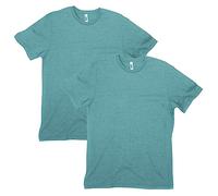 American Apparel Camiseta Unisex CVC, Estilo G2001CVC, Paquete de 2, Heather Arctic (Paquete de 2), M