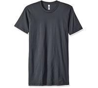 American Apparel Fine Jersey Short Sleeve Tall tee Camiseta, Asfalto, X-Large para Hombre