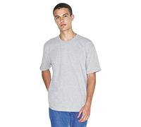 American Apparel Heavy Jersey Box Short Sleeve T-Shirt Camiseta, Gris Jaspeado, M Unisex Adulto