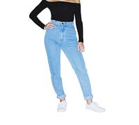 American Apparel High-Waist Jean Jeans, Lavado Ligero, 25W / 32L para Mujer