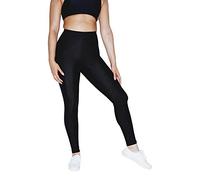 American Apparel Nylon Tricot Leggings, Negro, S para Mujer