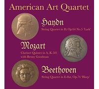 American Art Quartet joue Haydn, Mozart et Beethoven. Goodman.