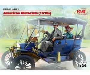 American Automovilistas (1910s) 1:24 Plástico Modelo Kit Icm