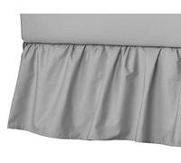 American Baby Company 100% Cotton Percale Portable Mini Crib Skirt, Gray by American Baby Company