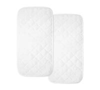 American Baby Company Almohadillas para cambiar de mesa ultra suaves, acolchadas, impermeables, multiusos, 33 x 68 cm, 2 unidades