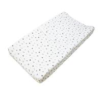 American Baby Company - Funda para cambiador, 100% algodón natural, tejido de punto, Azul marino/Gris Deportes, 1 Paquete