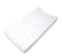 American Baby Company - Funda para cambiador de mesa, 100% algodón natural, estampada, Flechas doradas/rosas., 1 Paquete