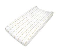 American Baby Company - Funda para cambiador de mesa (100% algodón natural), Feathers, 1 Paquete