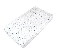 American Baby Company - Funda para cambiador de mesa (100% algodón natural), Flecha negra plateada, 1 Paquete