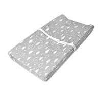 American Baby Company Heavenly Soft Chenille - Funda para cambiador, color gris 3D, para niños y niñas