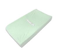 American Baby Company Heavenly Soft Minky Dot - Funda para cambiador contorneada, color menta, para niños y niñas