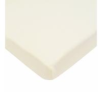 American Baby Company Jersey Knit Porta-Crib Sheet, Ecru