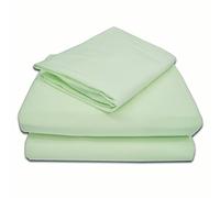 American Baby Company Juego de sábanas 100% algodón natural, apio, suave y transpirable, para niños y niñas