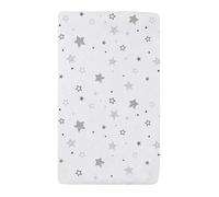 American Baby Company Printed 100% Natural Cotton Value Jersey Knit Fitted Bassinet Sheet, Super Stars, Soft Breathable, for Boys & Girls