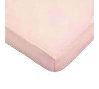 American Baby Company Supreme 100% algodón natural Jersey punto sábana bajera ajustable para cuna estándar y colchones para niños pequeños, color rosa, suave transpirable, para niñas