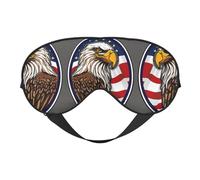 American Bald Eagle Print - Máscara de dormir unisex de doble cara, ideal para un sueño profundo y cuidado de la piel