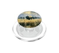 American Bison Herd Wildlife Paisaje Pintura Arte PopSockets PopGrip para MagSafe